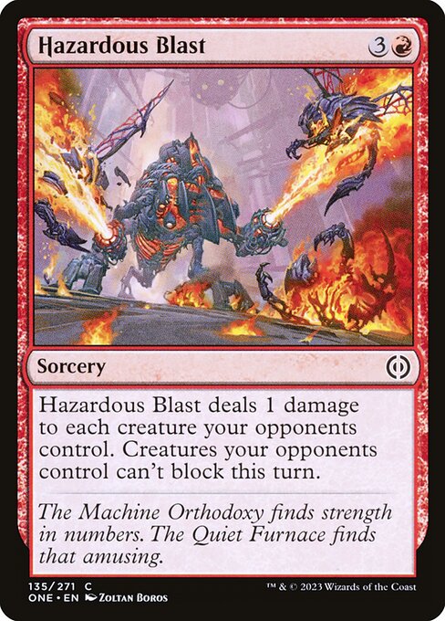 Hazardous Blast 135