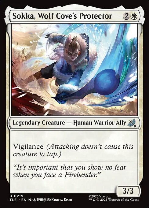 Sokka, Wolf Cove's Protector 219