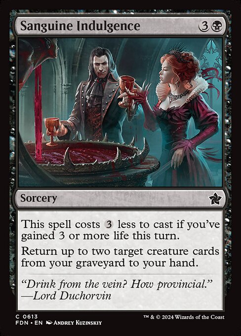 Sanguine Indulgence 613