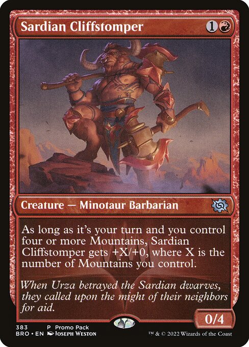 Sardian Cliffstomper 383