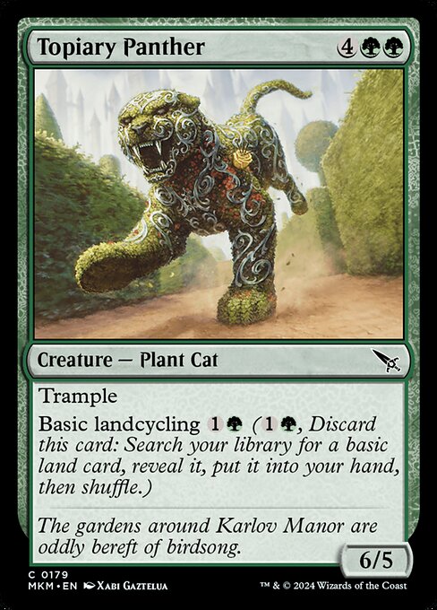 Topiary Panther 179