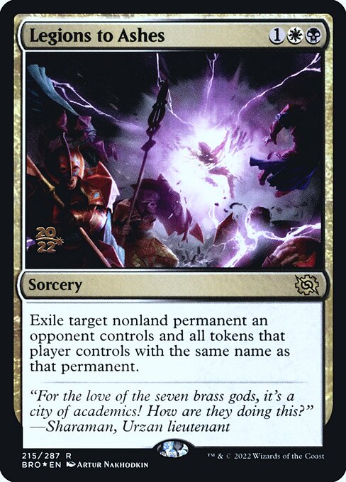 Legions to Ashes 215s
