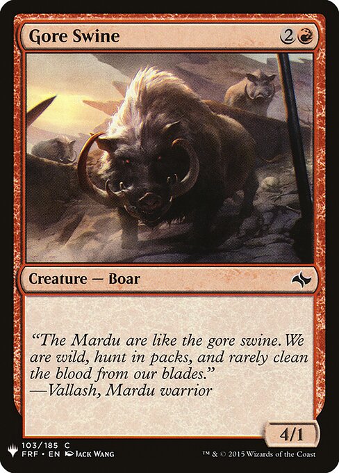 Gore Swine FRF-103