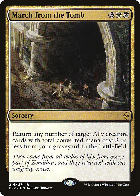 March from the Tomb 214
