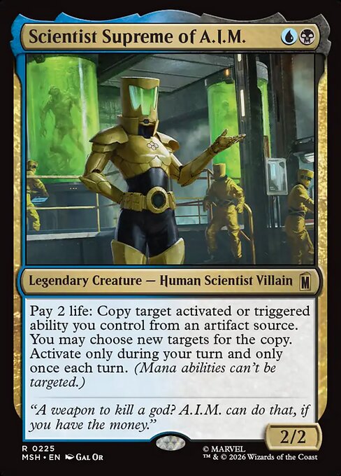 Scientist Supreme of A.I.M. 225