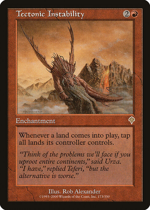 Tectonic Instability 173