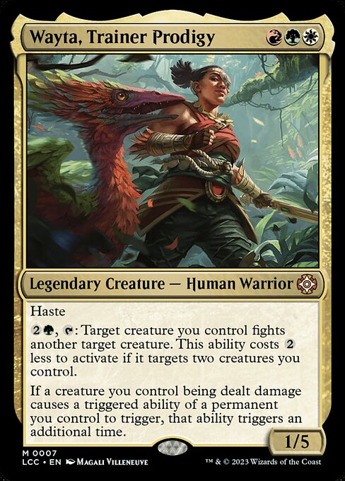 Wayta, Trainer Prodigy 7