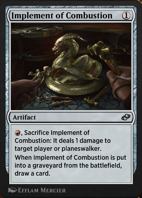 Implement of Combustion 744