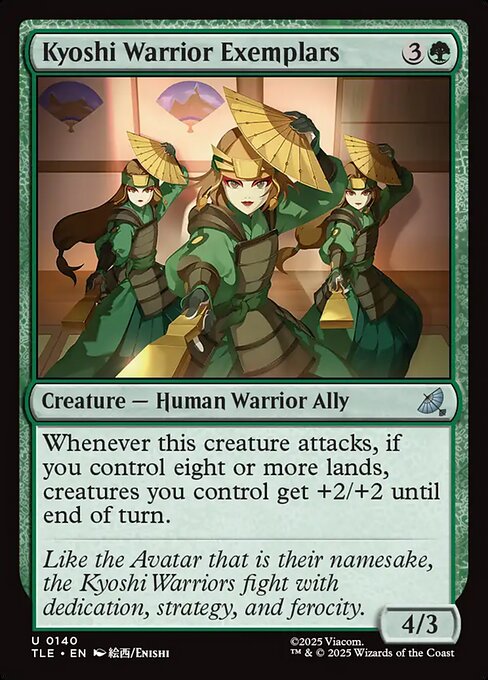 Kyoshi Warrior Exemplars 140