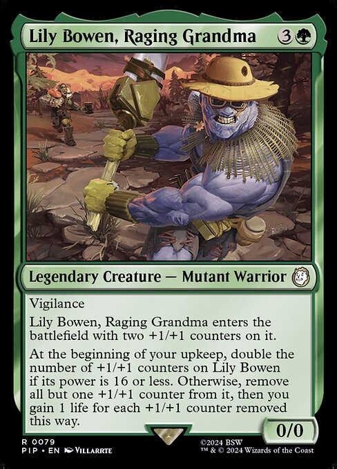 Lily Bowen, Raging Grandma 79