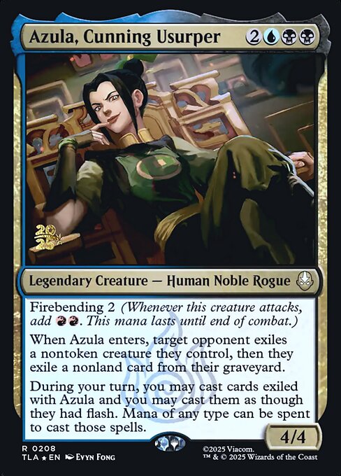 Azula, Cunning Usurper 208s
