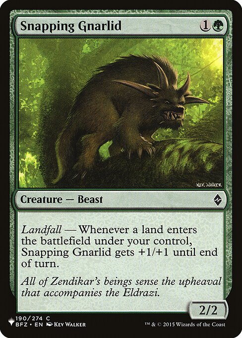 Snapping Gnarlid BFZ-190
