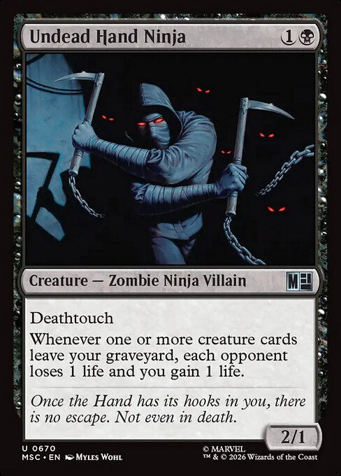 Undead Hand Ninja 670
