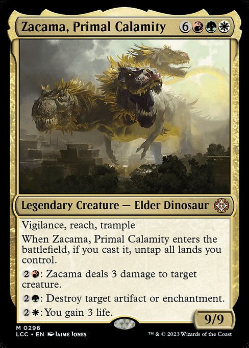 Zacama, Primal Calamity 296