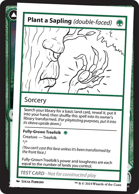 Plant a Sapling // Fully-Grown Treefolk 582