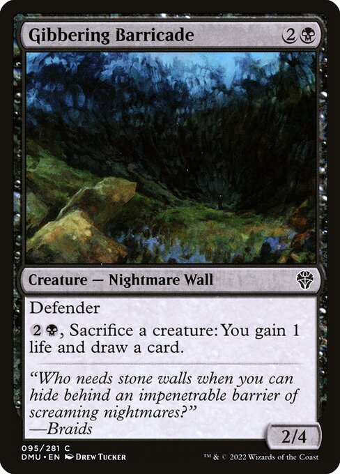 Gibbering Barricade 95