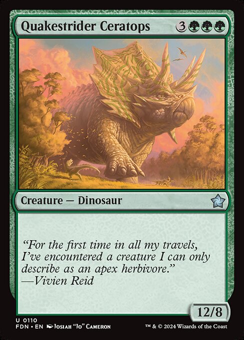 Quakestrider Ceratops 110
