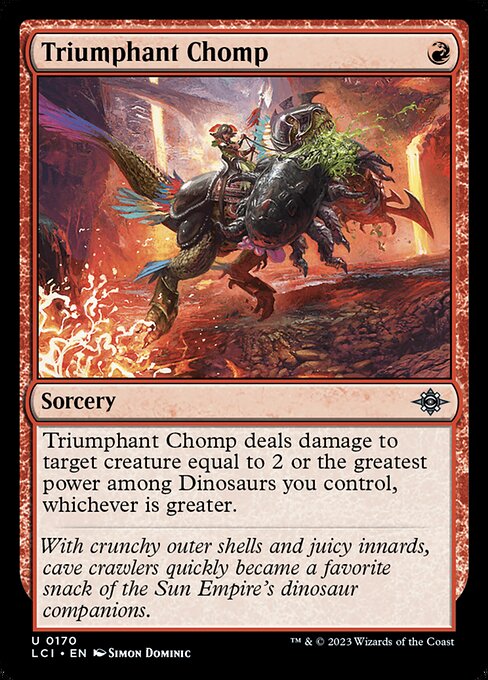 Triumphant Chomp 170