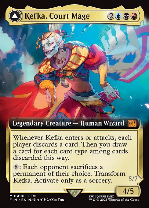 Kefka, Court Mage // Kefka, Ruler of Ruin 496