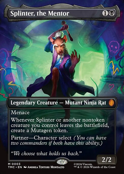 Splinter, the Mentor 3