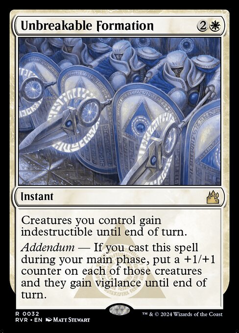 Unbreakable Formation 32