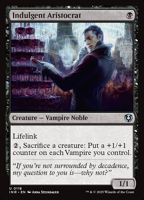 Indulgent Aristocrat 118