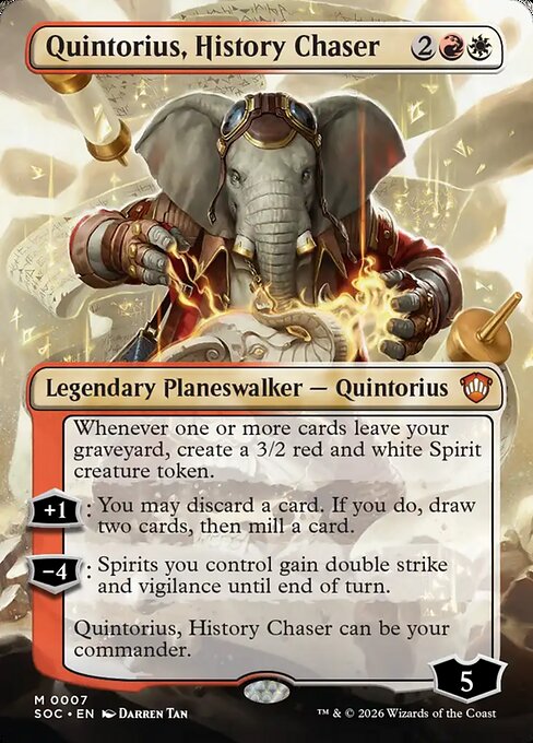 Quintorius, History Chaser 7