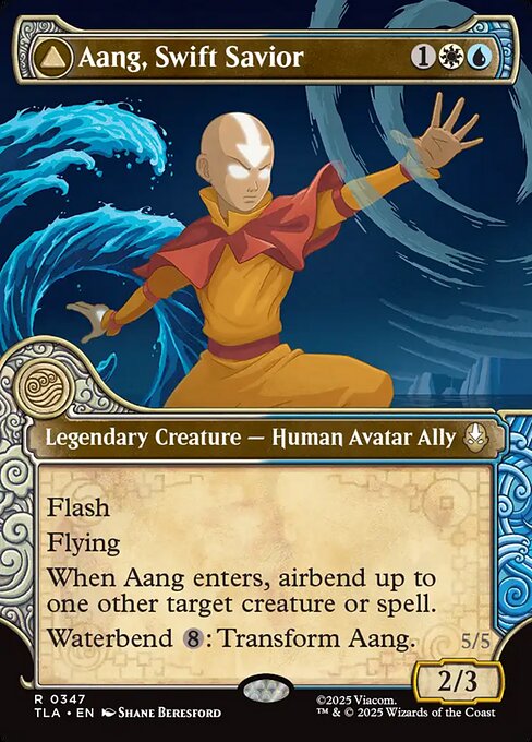 Aang, Swift Savior // Aang and La, Ocean's Fury 347