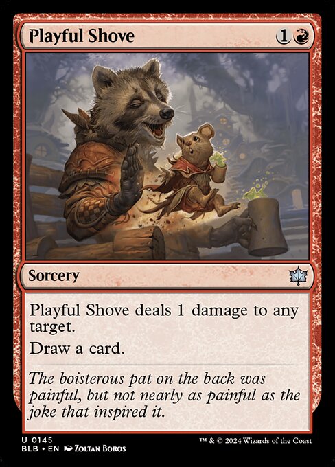Playful Shove 145