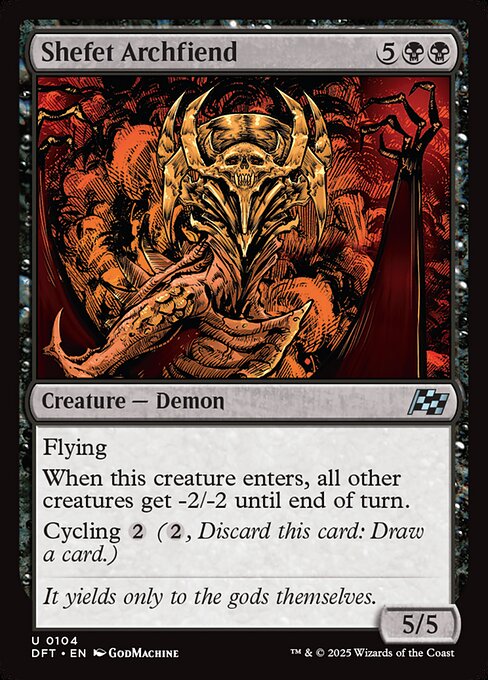 Shefet Archfiend 104