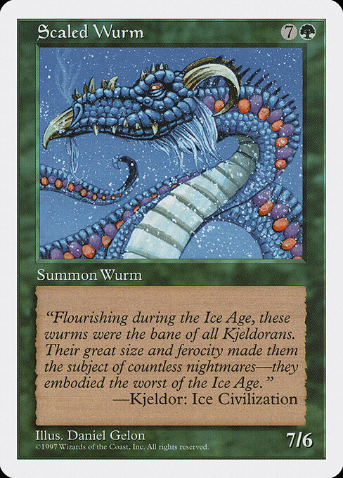 Scaled Wurm 322