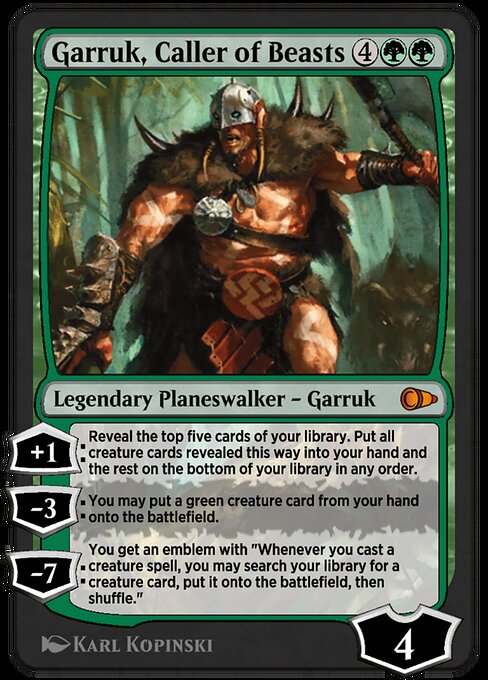 Garruk, Caller of Beasts 347