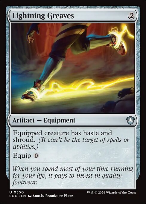 Lightning Greaves 350