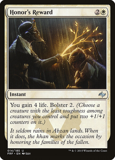 Honor's Reward 14