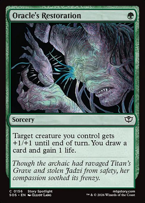 Oracle's Restoration 156