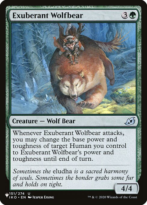Exuberant Wolfbear IKO-151