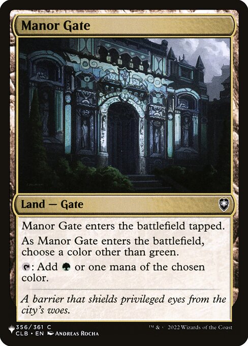 Manor Gate CLB-356