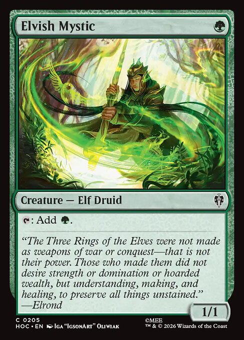 Elvish Mystic 205