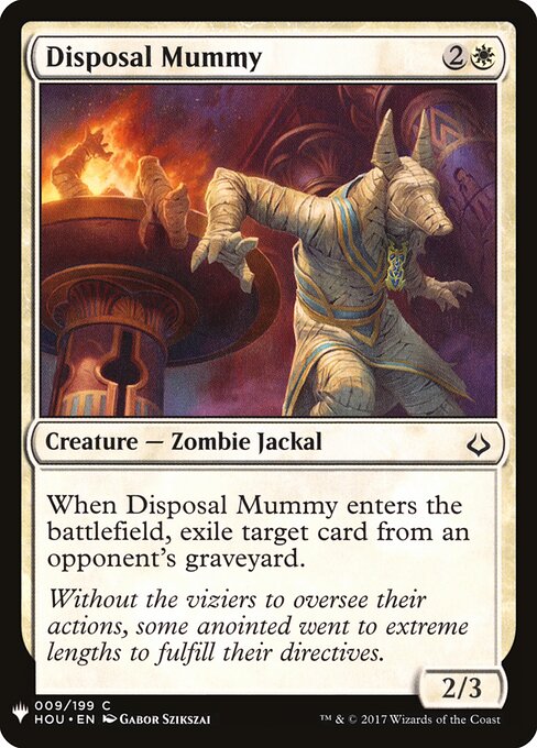 Disposal Mummy HOU-9