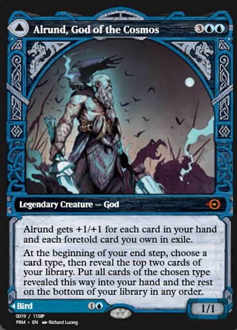 Alrund, God of the Cosmos // Hakka, Whispering Raven 88238