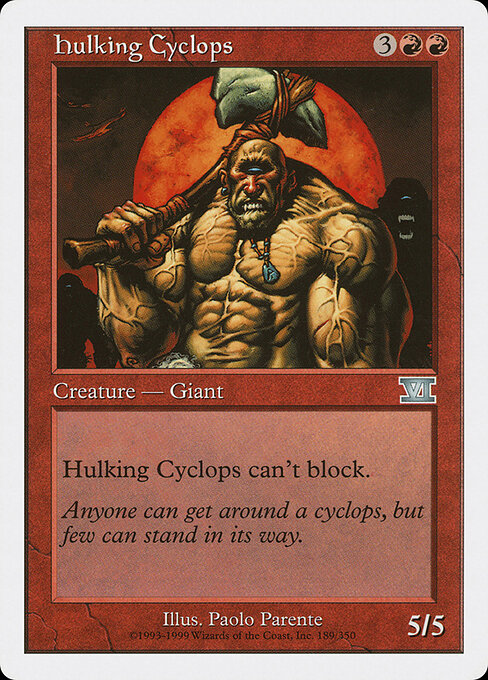 Hulking Cyclops 189