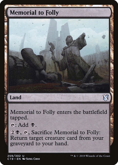 Memorial to Folly 259