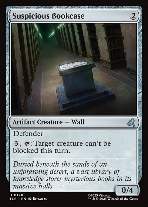 Suspicious Bookcase 170