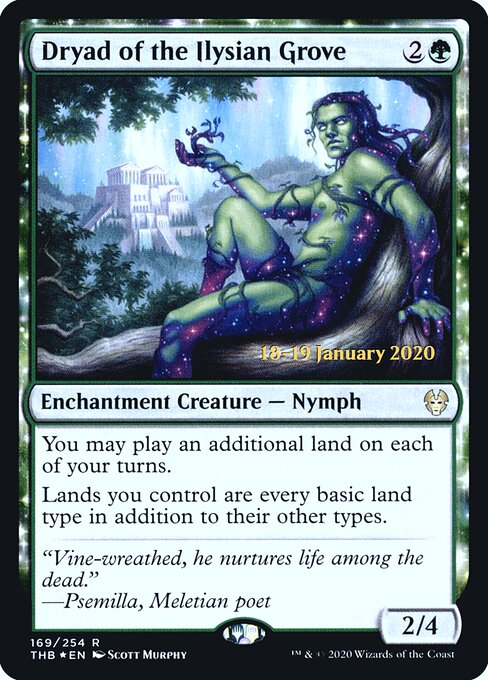 Dryad of the Ilysian Grove 169s