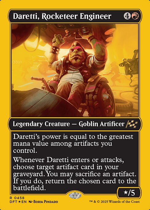 Daretti, Rocketeer Engineer 458