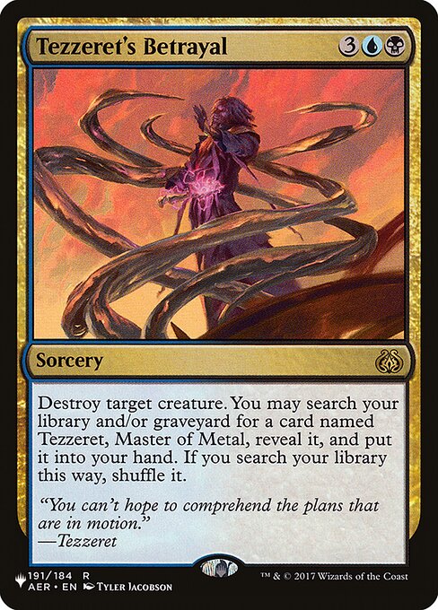 Tezzeret's Betrayal AER-191