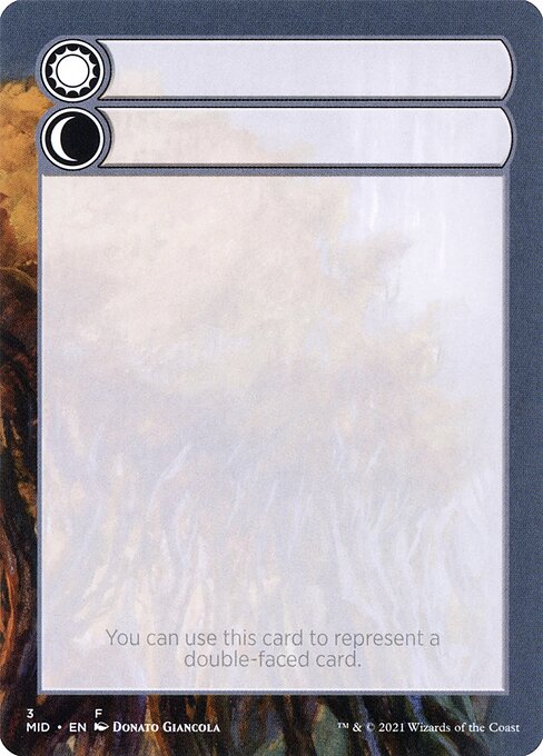 Double-Faced Substitute Card 3