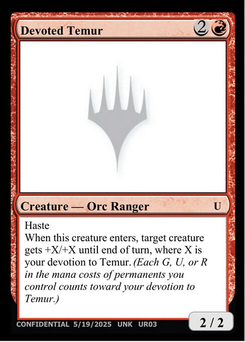 Devoted Temur UR03