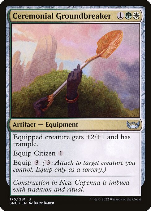 Ceremonial Groundbreaker 175