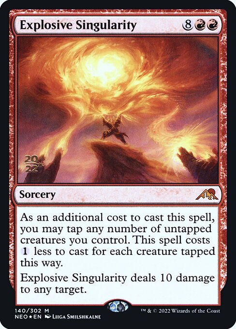 Explosive Singularity 140s